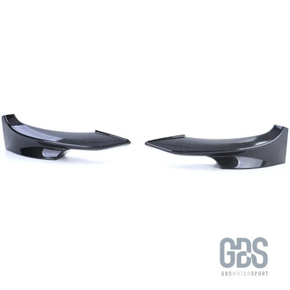 Splitters rajout pare-choc avant pack m bmw e92 e93 phase 2 lci look carbone - lame splitter