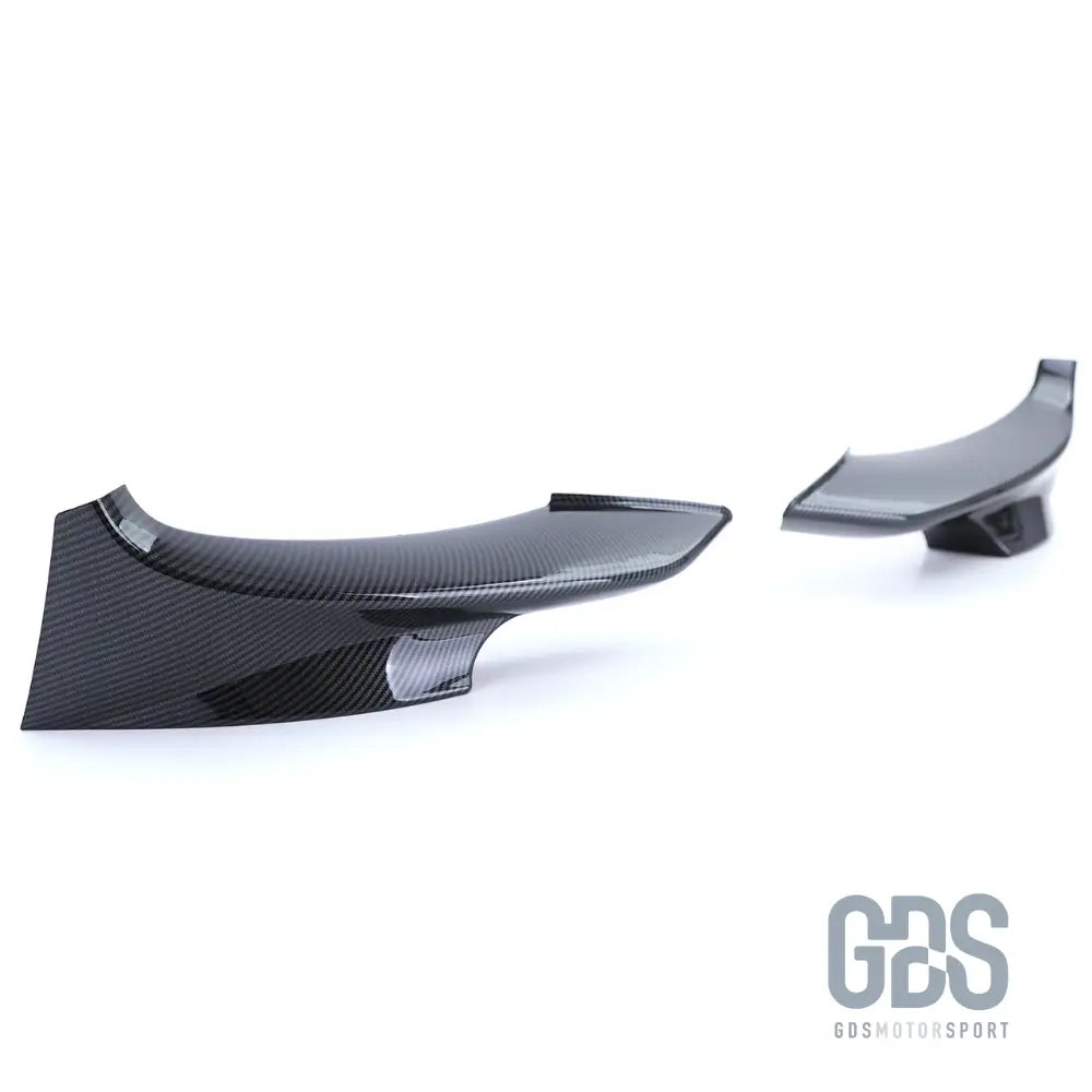 Splitters rajout pare-choc avant pack m bmw e92 e93 phase 2 lci look carbone - lame splitter
