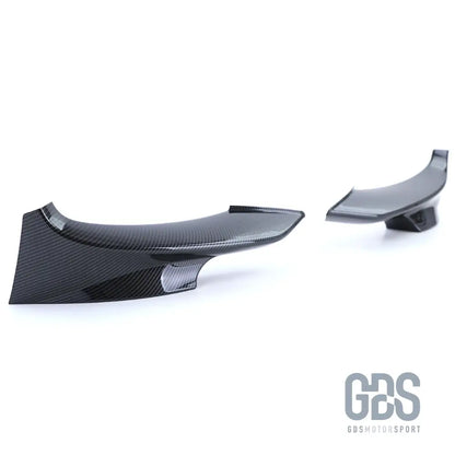 Splitters rajout pare-choc avant pack m bmw e92 e93 phase 2 lci look carbone - lame splitter
