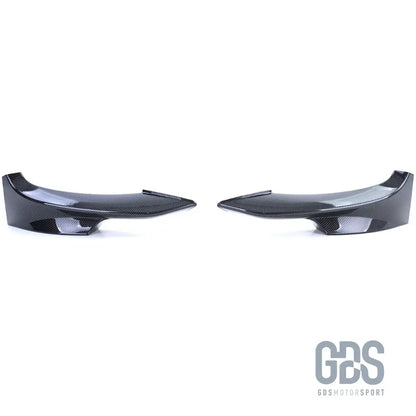 Splitters rajout pare-choc avant pack m bmw e92 e93 phase 2 lci look carbone - lame splitter