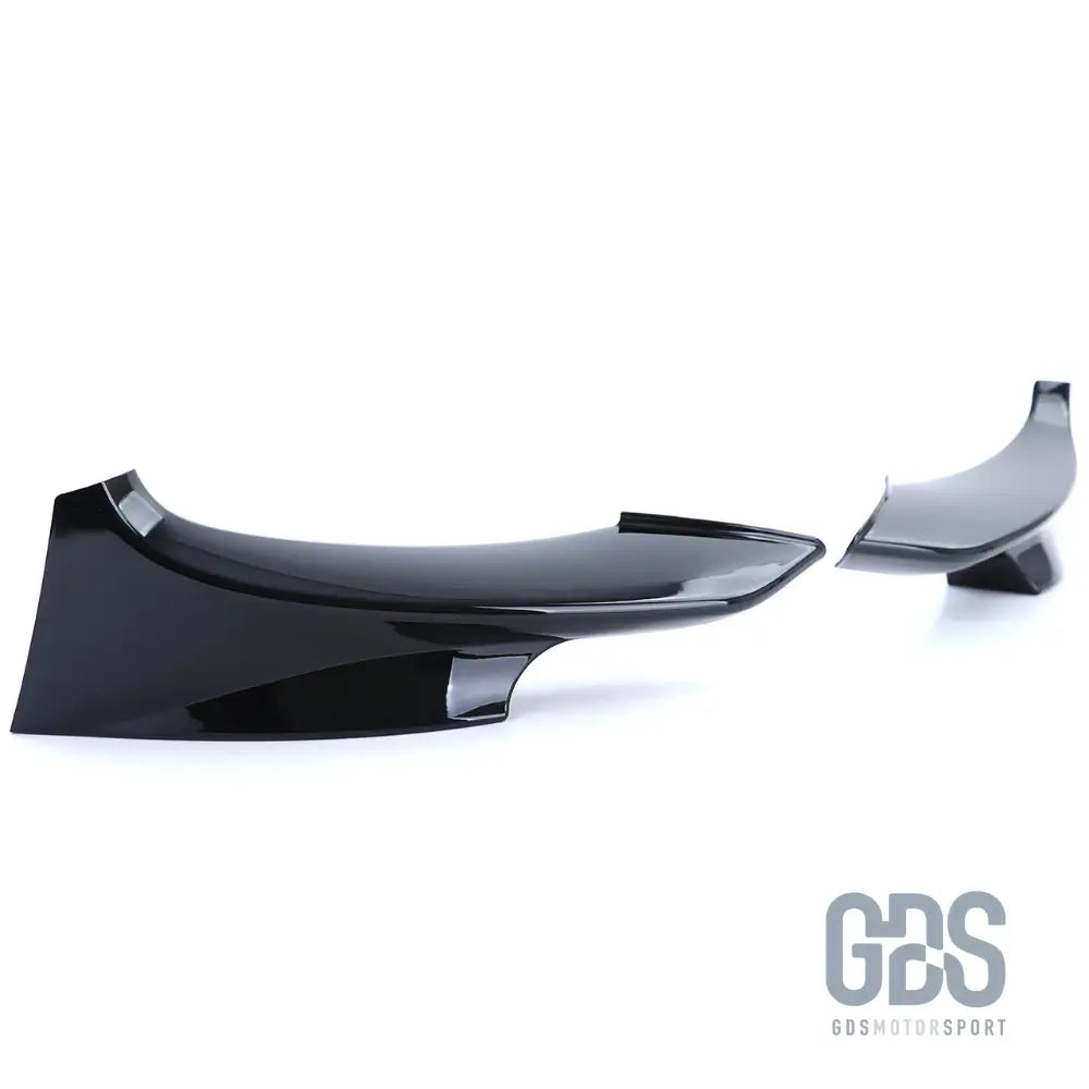 Splitters rajout pare-choc avant pack m bmw e92 e93 phase 2 lci noir brillant - lame splitter