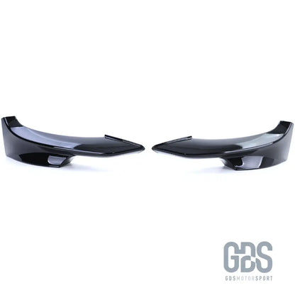 Splitters rajout pare-choc avant pack m bmw e92 e93 phase 2 lci noir brillant - lame splitter