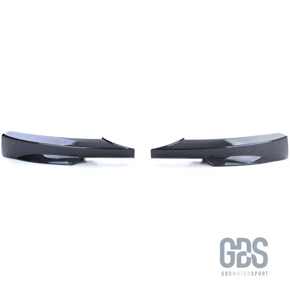 Splitters rajouts pare-choc avant pack m bmw série 3 e90/e91 phase 2 lci look carbone - lame splitter