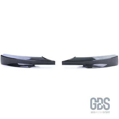 Splitters rajouts pare-choc avant pack m bmw série 3 e90/e91 phase 2 lci look carbone - lame splitter