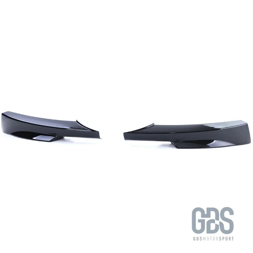 Splitters rajouts pare-choc avant pack m bmw série 3 e90/e91 phase 2 lci noir brillant - lame splitter