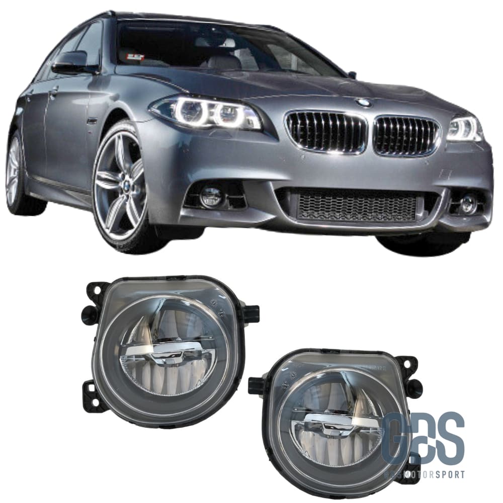 Kit 2 antibrouillards LED BMW Série 5 F10 F11 M5 pack M / phase LCI - PHARES FEUX GDS Motorsport