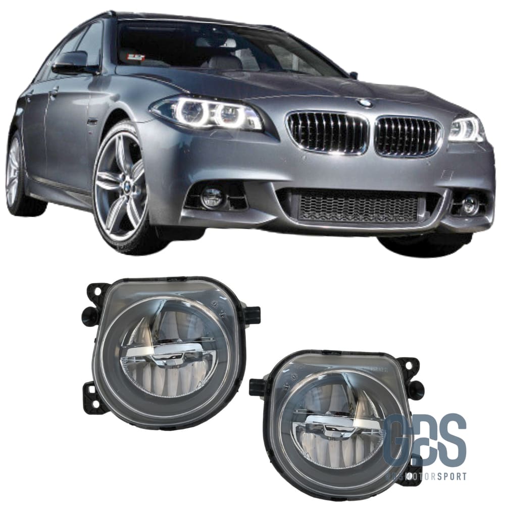 Kit 2 antibrouillards LED BMW Série 5 F10 F11 M5 pack M / phase LCI - PHARES FEUX - GDS Motorsport