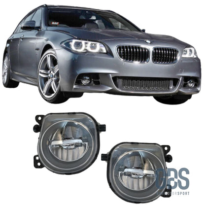 Kit 2 antibrouillards LED BMW Série 5 F10 F11 M5 pack M / phase LCI - PHARES FEUX - GDS Motorsport