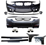 Kit Complet Look M4 F82 pour BMW F32 Coupe / F33 Cabriolet - Oui Pare Choc carrosserie GDS Motorsport