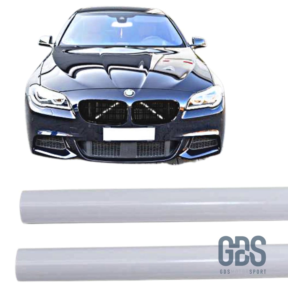 Bandes décoratives de renfort calandre avant BMW F10/ F11 - Blanc - Pare Choc kit carrosserie - GDS Motorsport