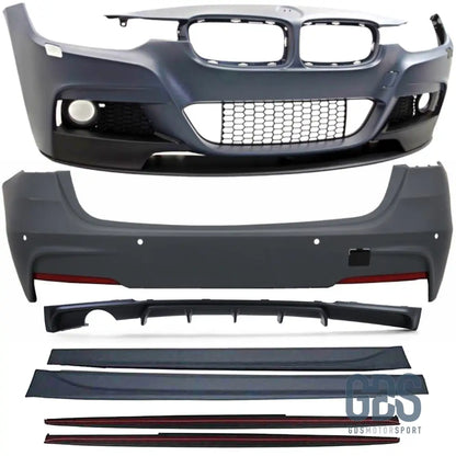 Kit complet Pack M Performance pour BMW F30 berline - Sortie simple gauche - Pare Choc kit carrosserie - GDS Motorsport