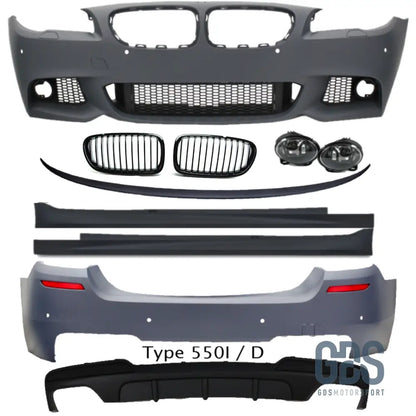 Pack M Complet pour BMW F10 Berline Phase 1 Performance Edition - style 550 i/d - Pare Choc kit carrosserie - GDS Motorsport