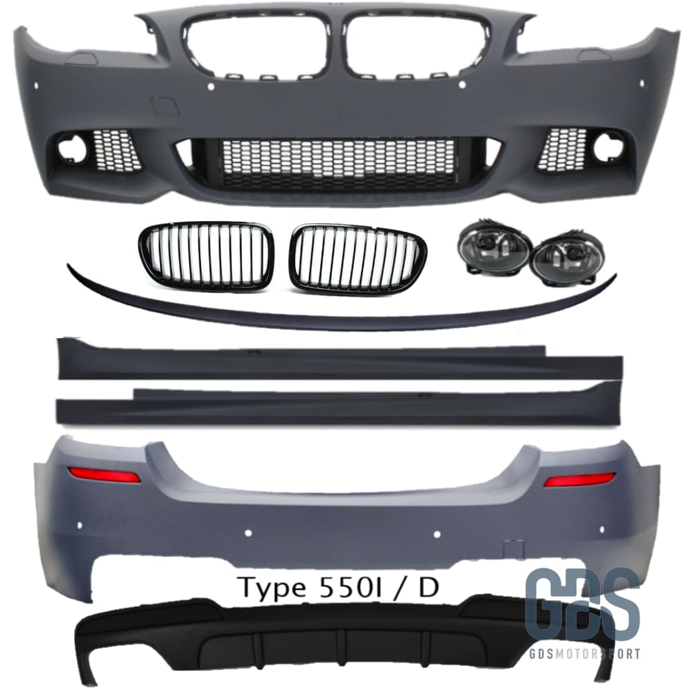 Pack M Complet pour BMW F10 Berline Phase 1 Performance Edition - style 550 i/d Pare Choc kit carrosserie GDS Motorsport