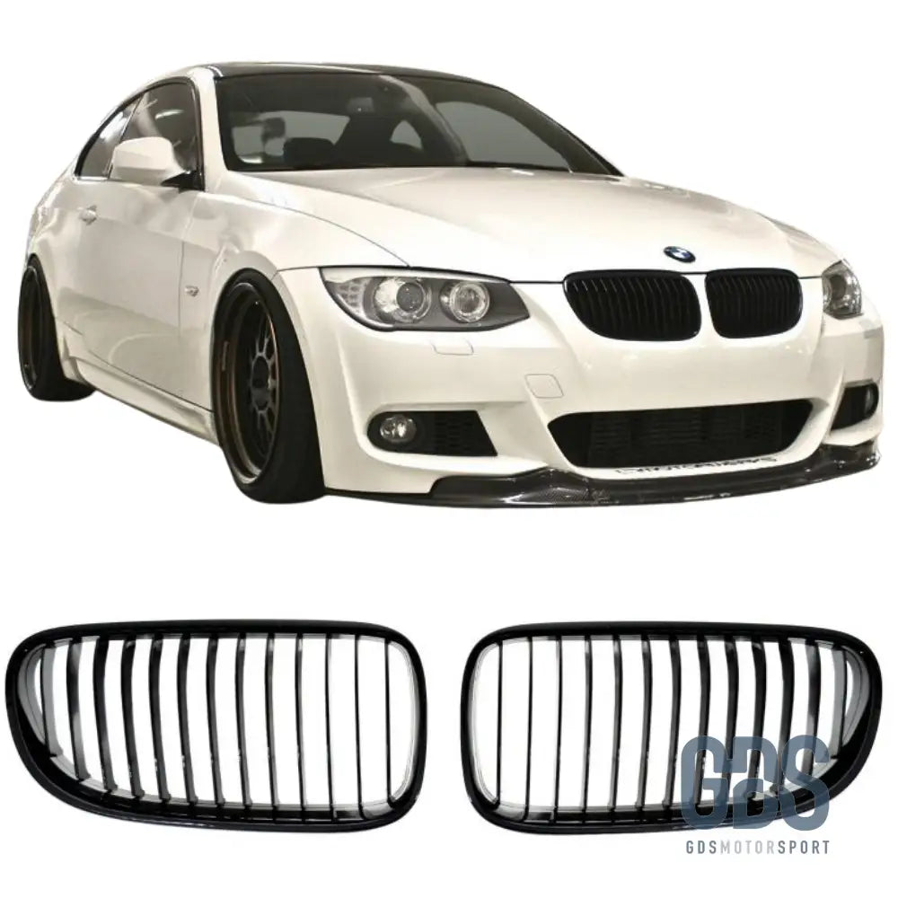 Grilles de calandre noir brillant pour BMW serie 3 E92 E93 phase 2 10-14 - Calandres - GDS Motorsport