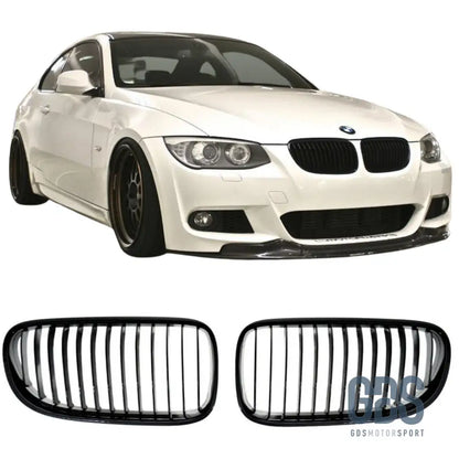 Grilles de calandre noir brillant pour BMW serie 3 E92 E93 phase 2 10-14 - Calandres - GDS Motorsport