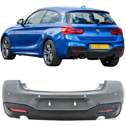 Pare choc arrière Pack M pour BMW F20 F21 Ph2 type 140I Double sortie gauche/ droite - Choc kit carrosserie - GDS Motorsport