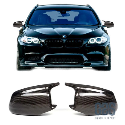 Coques de rétroviseur en vrai Carbone look M Performance pour BMW F10 / F11 Phase 1 - Pieces carbone - GDS Motorsport