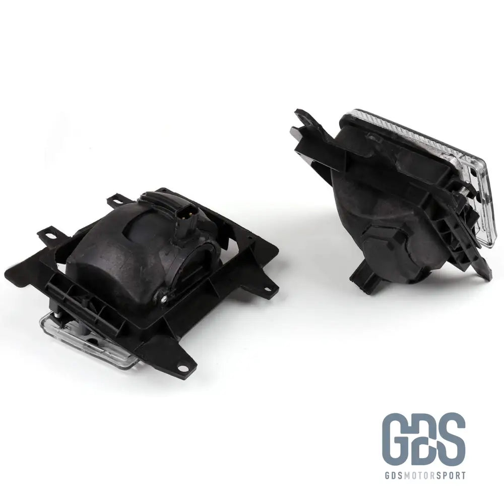 Antibrouillards Noir fumé pour BMW E30 phase 2 de 1985 a 1994 - Pare Choc - GDS Motorsport