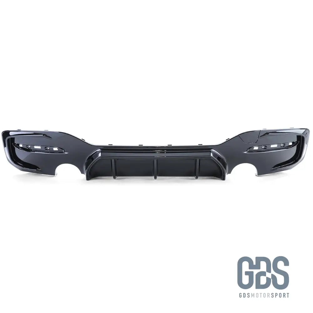 Diffuseur M performance Noir Brillant pour BMW F20/ F21 Phase 2 Sortie gauche/droite look 140I - Éléments de carrosserie - GDS Motorsport