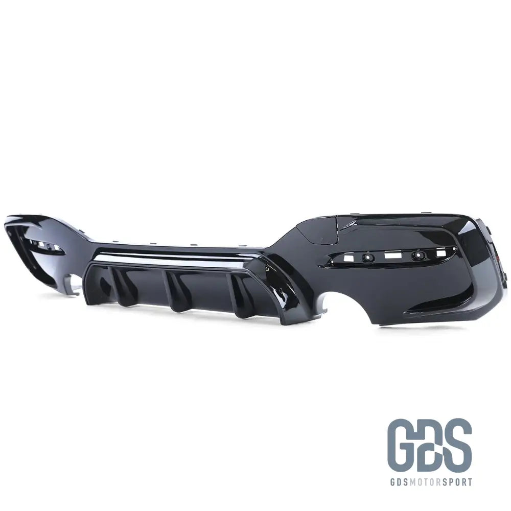 Diffuseur M performance Noir Brillant pour BMW F20/ F21 Phase 2 Sortie gauche/droite look 140I - Éléments de carrosserie - GDS Motorsport