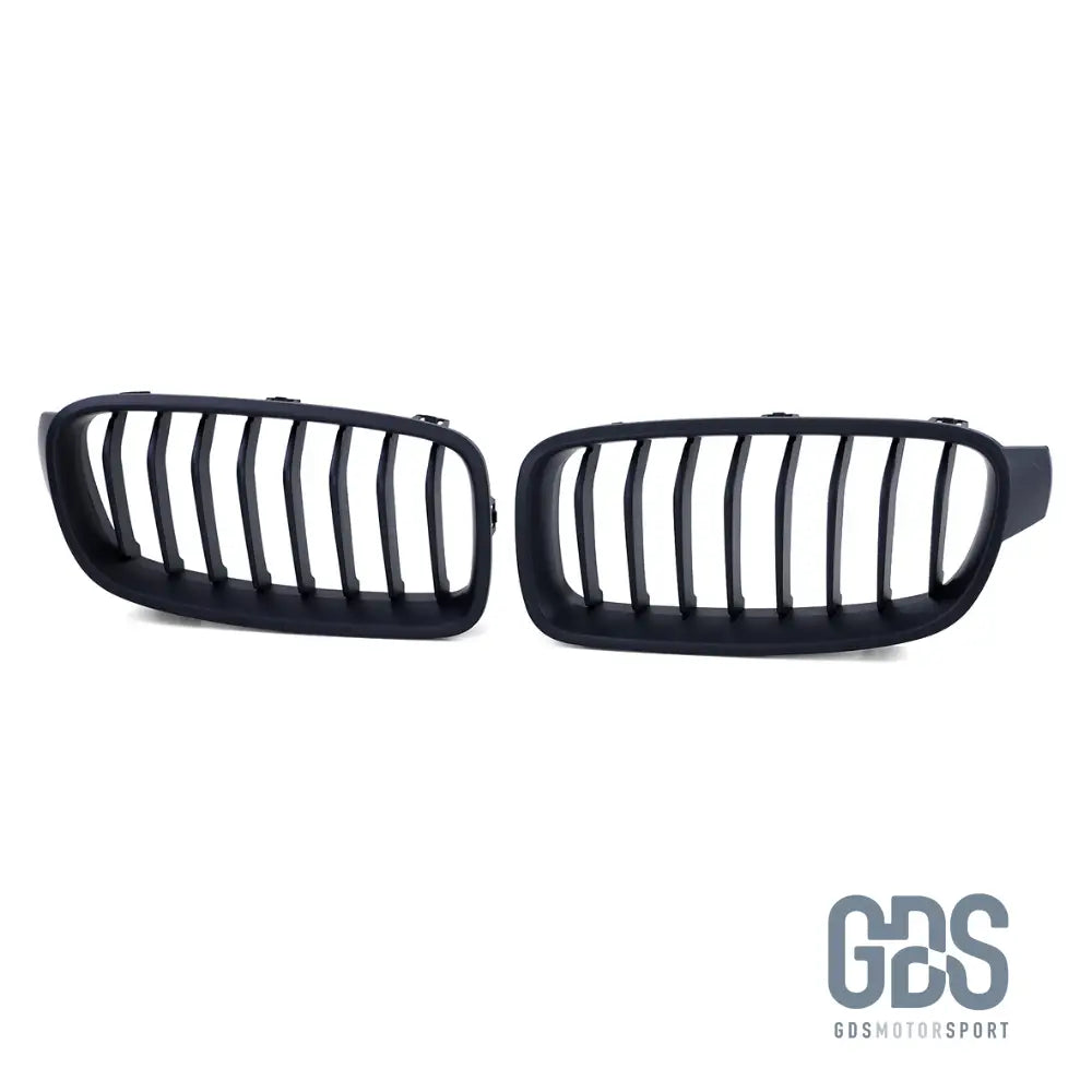 2 Grilles de calandre Noir Mate pour BMW F30 / F31 Simple lame - calandres - GDS Motorsport