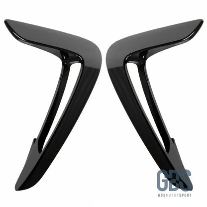 2 Grilles d’aile Noir Brillant BMW F32 / F33 / F36 shadow line - calandres - GDS Motorsport