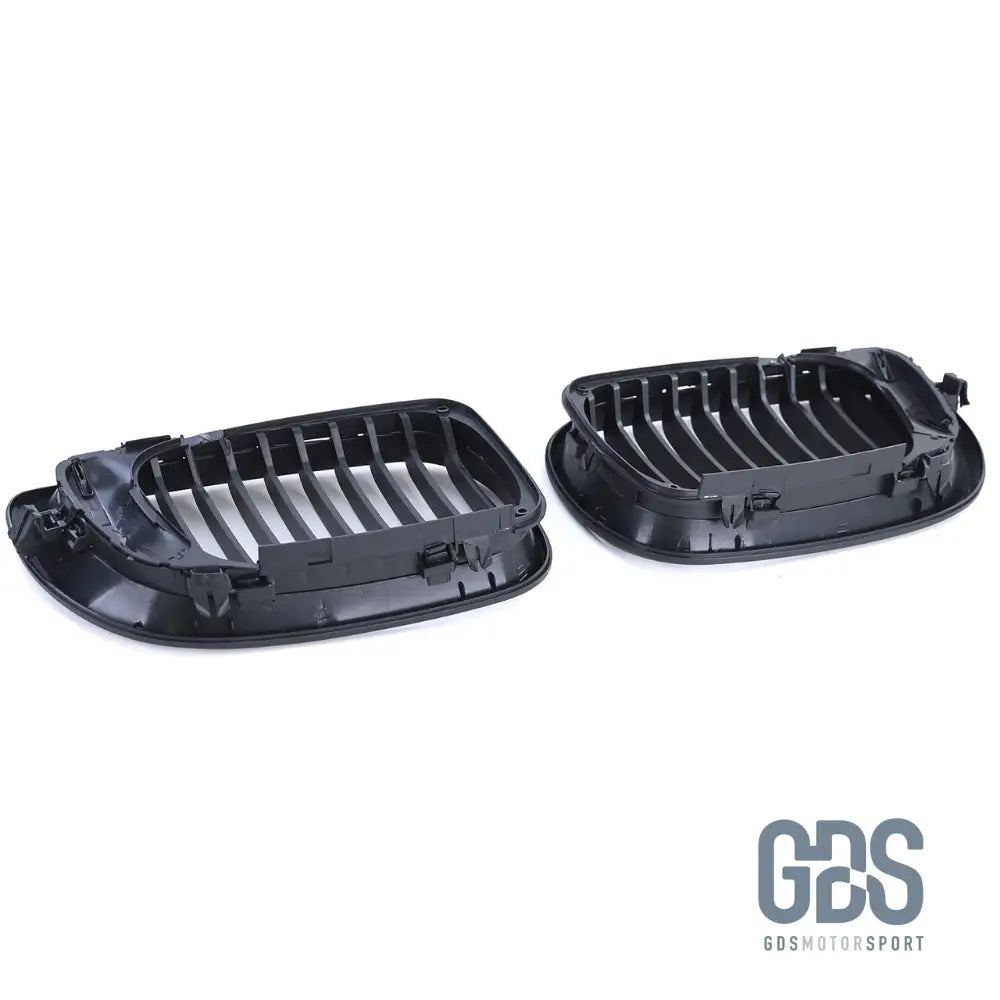 2 Grilles de calandre NOIR MATE BMW serie 3 E46 PH2 2001 a 2005 BERLINE / TOURING - Calandres - GDS Motorsport