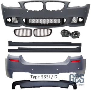 Kit Complet Pack M pour BMW F11 Touring Phase 1 Class Edition - style 535 i/d Pare Choc carrosserie GDS Motorsport