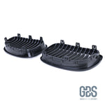 2 Grilles de calandre Noir Brillant BMW série 1 Phase 2007 a 2014 - Calandres - GDS Motorsport